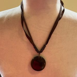 Brown necklace. Worn several times. Listing #7268